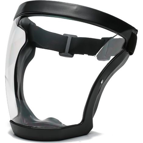 Visière De Protection - Visière Complète En Polycarbonate Anti-buée - Réglable Pour Adulte - Usage Multifonctionnel Laboratoire Jardinage Menuiserie - 1 Pièce