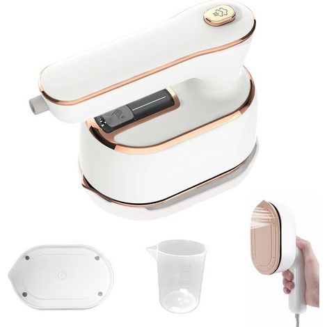 Ferro da stiro a vapore portatile da viaggio - Mini ferro da stiro a vapore - Beige (1/5)