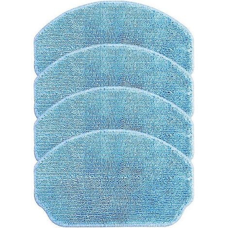 Microfibre chiffon de lavage ensemble pour Cecotec pour Conga 999 aspirateur robot 4 de rechange chiffons pour Effective sol nettoyage (1/5)