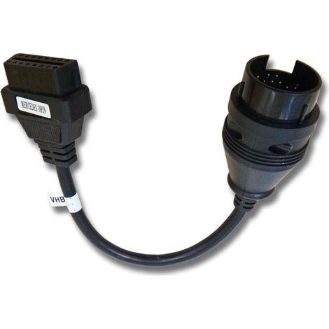 OBD2 Câble adaptateur 38 broches OBD1 à 16 broches OBD2 compatible avec Mercedes Benz véhicules, appareils de diagnostic 40cm