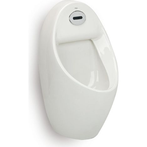 Roca – Urinoir électronique 230V avec arrivée d'eau arrière – Porcelaine – Télécommande infrarouge – Dimensions 425x365x797mm (1/4)