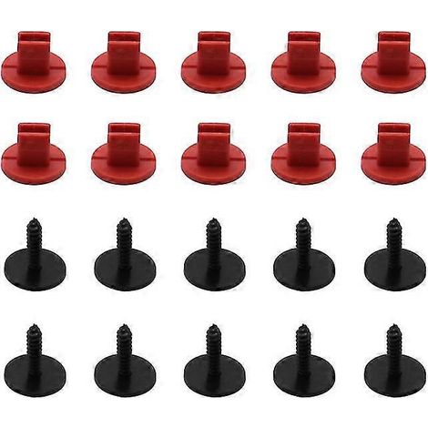 Clips de fixation du cache sous moteur (20 pièces), vis et œillets de protection, remplacement pour Ford Focus Mondeo 1019377 (1/4)