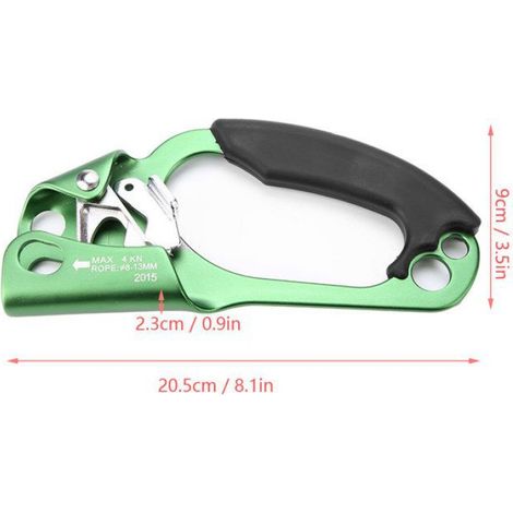 Pince À Poignée - Corde D'escalade 8 À 13 Mm - Vert - Unité (1/5)