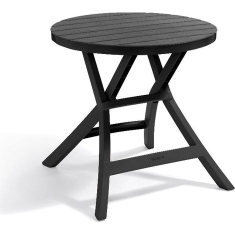 Keter TAVOLO PIEGHEVOLE OREGON D.70XH62CM GRAFITE