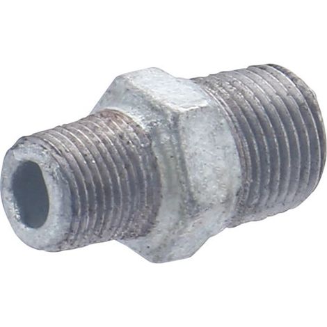 Machón Galvanizado Reducido QUICK PLOMBERIE - Macho 1/2 - Macho 3/8