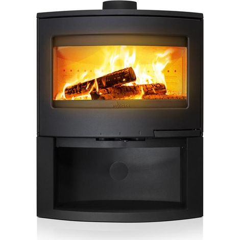 Poêle à bois 6.1kw noir - Invicta - P648804