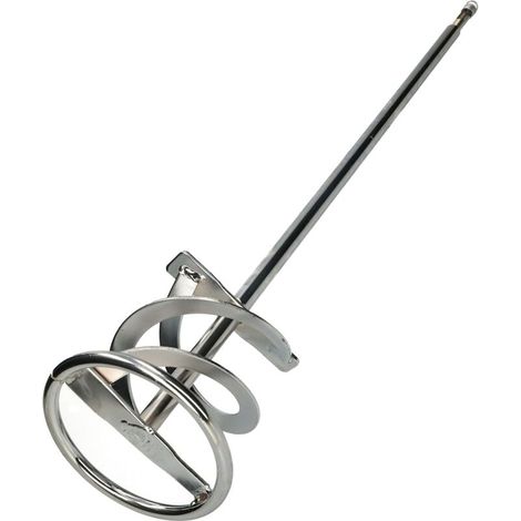 Mélangeur de mortier spirale SDS Plus - 120 mm - Pour ciment, plâtre, peinture (1/5)