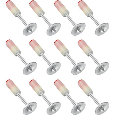 200 Nägel für Nagelpistolen, 7,3 mm runde Nägel, manuelle Stahlnägel für pneumatische Nietpistolen, Deckenkabelkanalmontage und Reparaturzubehör. (1/4)