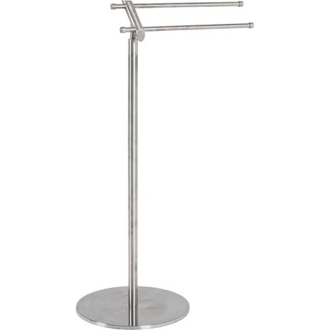 Porte-Serviettes Acier INOX, INOX - Dim.: L 48 cm x H 84 cm x P 30 cm, Style: Modern (1/3)