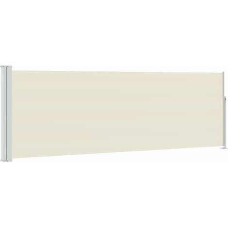 Maison Exclusive - Tenda Laterale Retrattile per Patio 100x314 cm Crema (1/5)