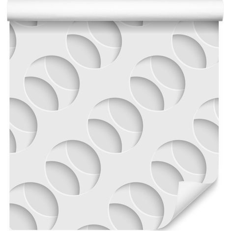 Papel pintado 3D con moderno estampado óptico para salón y dormitorio, 50x1000 cm. (1/5)