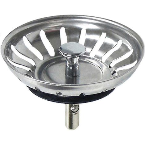 Crépine en acier inoxydable avec bonde de 79 mm pour évier Blanco (1/4)