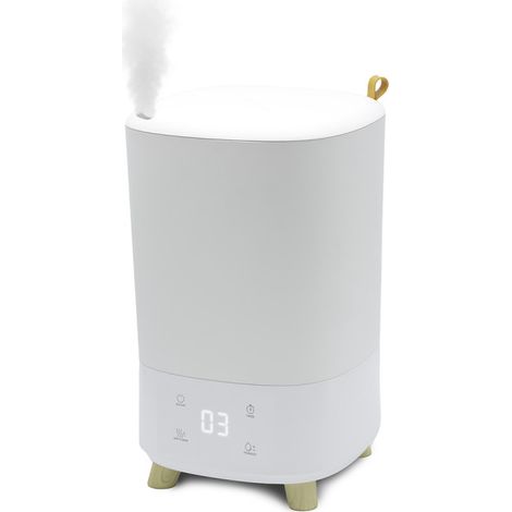 Humidificateur SOLNAN Blanc air&me, Humidificateur à Vapeur froide par ultrasons d'une puissance de 0.28 L/heure (1/8)