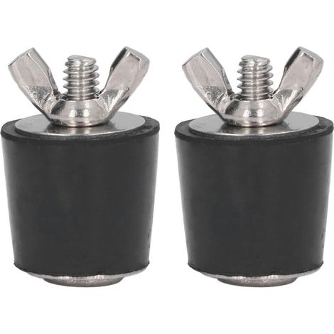 Lot de 2 Bouchons D'hivernage de Piscine pour Trous de Piscine, 25 Mm Bouchons D'expansion d'hiver Bouchons en Caoutchouc pour Piscine Hors-Sol Skimmer Lignes de Retour Tuyau de (1/5)