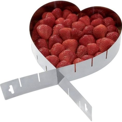 Westmark - Cadre à gâteau extensible forme cœur (1/3)
