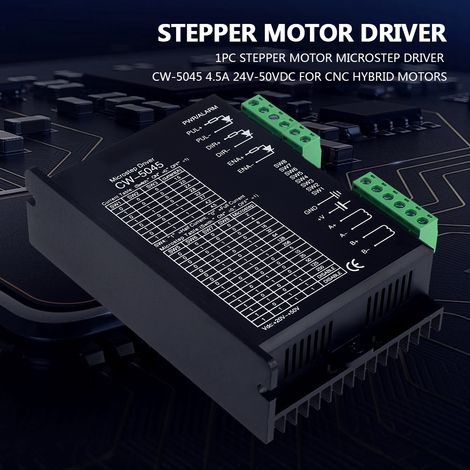 pilote de micropas pour moteur pas à pas CW-5045 4,5 A 24 V-50 V CC pour moteurs hybrides CNC (1/5)