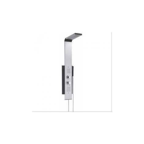 Colonne de douche thermostatique Dune Valentin gris/noir