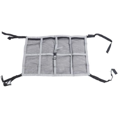 Organisateur de rangement de toit de voiture en filet, multifonctionnel, double couche, filet de chargement de toit renforcé pour camion, SUV, taille M