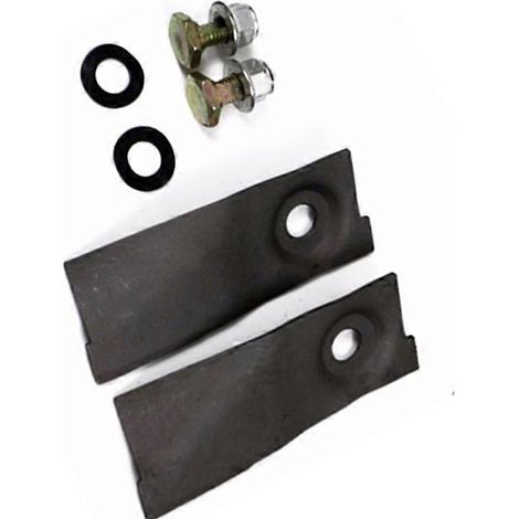 2 lames ROVER renforcées et jeu de boulons pour votre tondeuse Masport 200 300 400 500 575 600 (1/4)