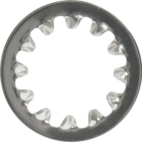Numéro 6 Interne Tooth Rondelle de verrouillage, Acier inoxydable, 70-pack