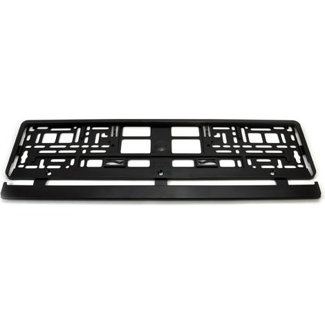 Marco de matrícula flexible negro amio-01162 (1/2)