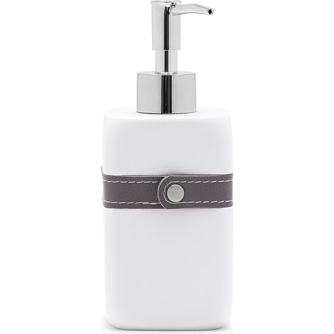 Swiss Aqua Technologies Bela Distributeur de savon en polyrésine, Blanc (BELA99) (1/3)