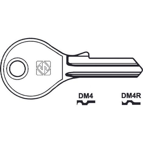 Chiavi per cilindri dom 4-5 spine piccole - dm4 dx