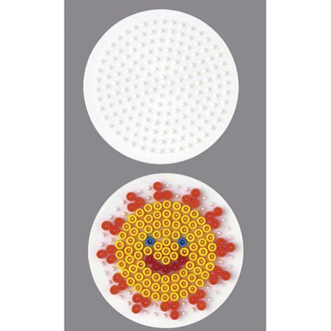 Plaque de base ronde petite pour perles à repasser Hama