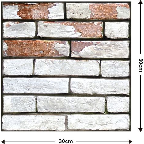 5 Pièces Autocollants muraux 3D autocollants pour chambre à coucher - Papier peint mousse décoratif pour fond de mur (1/2)