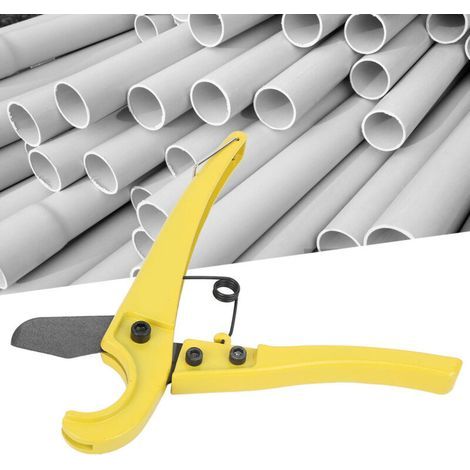Coupe-tuyau, ciseaux pour tuyaux en PVC, mini coupe-tuyau pour tuyaux en PVC, coupe-tuyau en plastique d'un diamètre inférieur à 1,4 pouces (1/4)