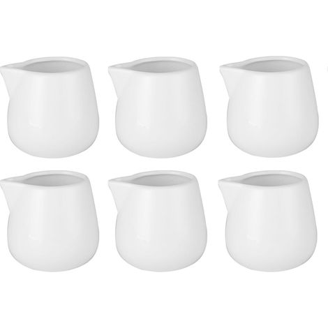 Mini - Milchkännchen en céramique, 100 ml, Sahnekännchen, Saucenbecher, Sirup - Server, Vanillepudding - Krug sans (1/5)