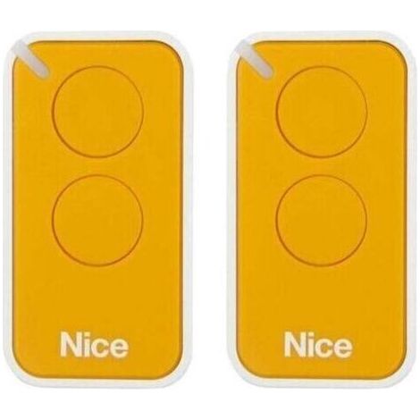 Nice Émetteur Era Inti, 2 Canaux 2pcs Jaune