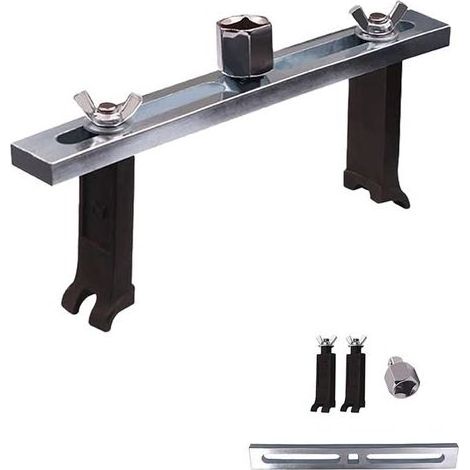Universel pour Enlever le Couvercle du Réservoir de Carburant et la Pompe à Carburant, Outil Démontage de Réparation Essence Polyvalent Ajustable de 23 à 190 mm avec Clé à Molette (1/5)