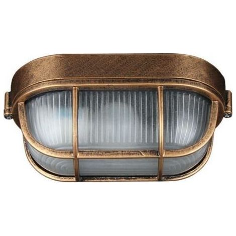 Applique D'extérieur Lampe Murale Industrielle Rétro Lampe De Bateau Ovale hublot Lampe, elliptique Plafonnier Applique Éclairage Luminaire, Pour l’Intérieur et l’Extérieur E27,de dyk.Trywise (1/4)