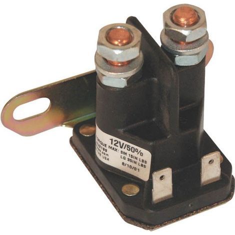 Castelgarden – Relais de démarreur 12V 100A pour autoportée – Compatible GGP, Stiga, Honda – Pièce d'origine pour démarrage rapide (1/5)