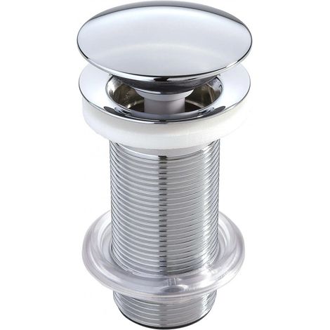 Scarico a mano in ottone Clic-Clac lungo (10cm) - 0501095
