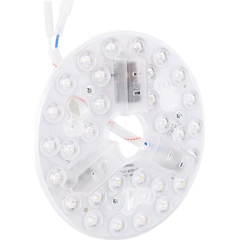 Kit Rétrofit Lumière Ventilateur Plafond LED 5.3 Pouces, 3000K 4200K 6500K 3 Couleurs 15W, 95-265V (1/5)