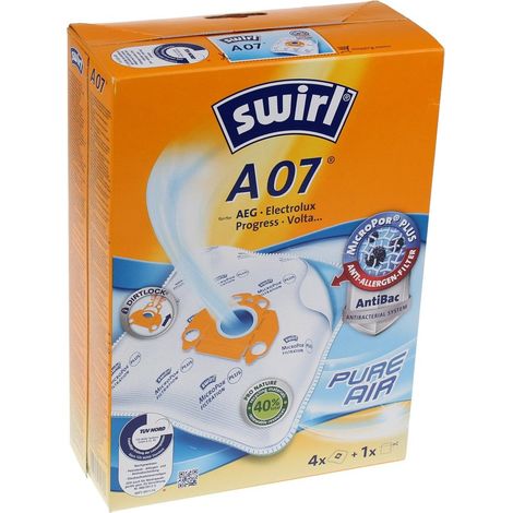 Swirl - bolsa para aspiradora a07 embalaje 4 piezas - a07 - 4006508179336