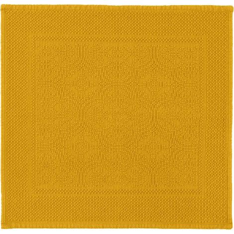 HAOMY - Tapis de bain KYMI Ocre 60x60 cm