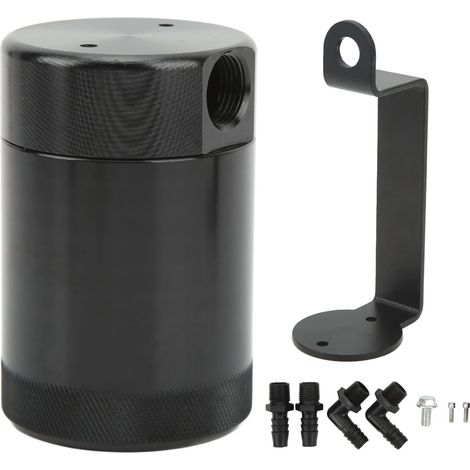Serbatoio di recupero olio separatore per motore con staffa di ricambio per Dodge Charger Hellcat 2015-2020. (1/5)