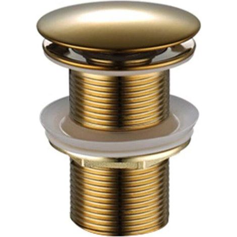 Bouchon de vidange de lavabo de salle de bain, bonde de lavabo de salle de bain, ensemble de bouchon de vidange de lavabo, bonde de vidange à pousser, tout en cuivre anticorrosion, avec panier