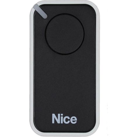 Trasmettitore Telecomando Radiocomando INTI 1 Canale 433 Black Nero NICE INTI1