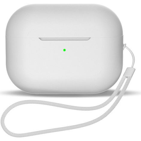 Silikonhülle für AirPods 1/2 + Handschlaufe, Weiß