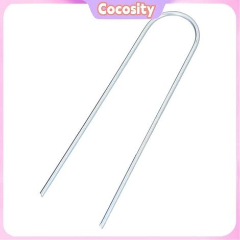 Cocosity Clou en U Agrafe de Paysage, Clous en Forme de U en Acier Inoxydable SecuPegs, Haute dureté pour Jardin piscine canape (1/5)