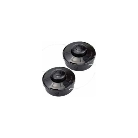 Set di 2 testine universali in nylon per decespugliatore, bobine di ricambio per decespugliatori, testine di taglio M10 x 1.25 per decespugliatori a benzina e a gasolio - Crezuo
