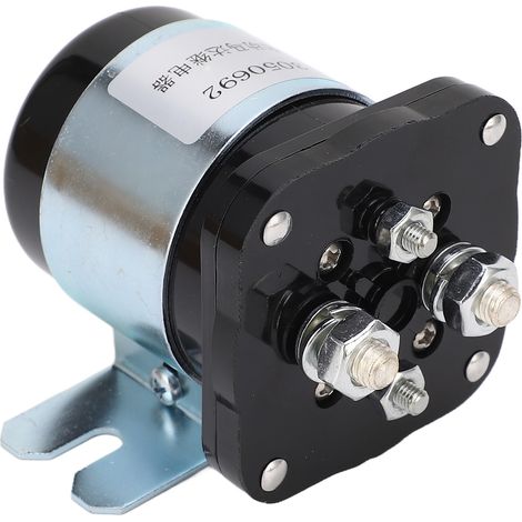 Relais de démarrage 48V pour véhicule, bobine en laiton, solénoïde haute capacité 200A, idéal démarreur automobile. (1/5)