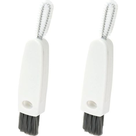 Paquet de 2 petites brosses de nettoyage de bouteilles d'eau 3 en 1, outil de nettoyage de biberons, brosse de nettoyage de car (1/4)