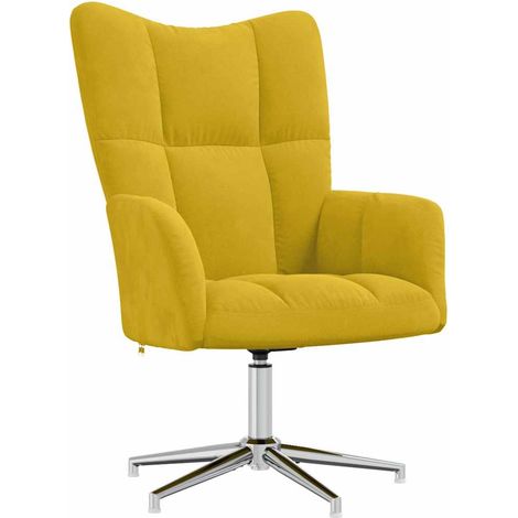 Maison Exclusive - Relaxsessel Senfgelb Samt (1/5)