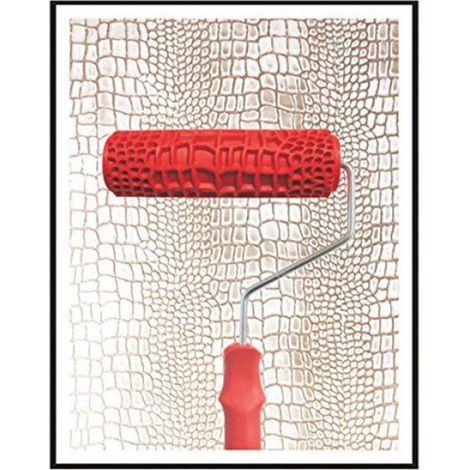 Rouleau de Peinture en Peau de en Relief de 7 Pouces avec PoignéE pour la DéCoration Murale (1/2)