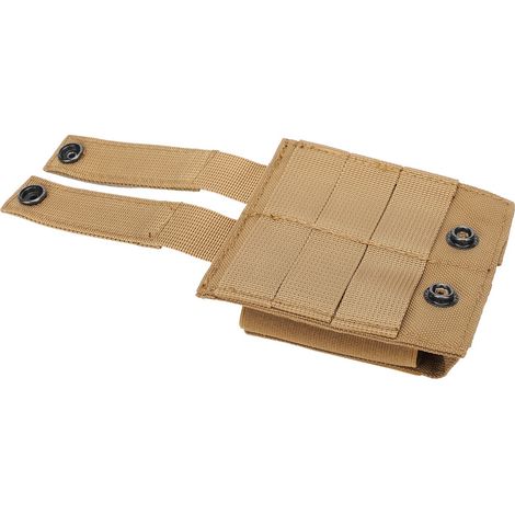 Étui de poche robuste en polyester 1000D pour équipement EDC et outils, couleur sable (1/5)